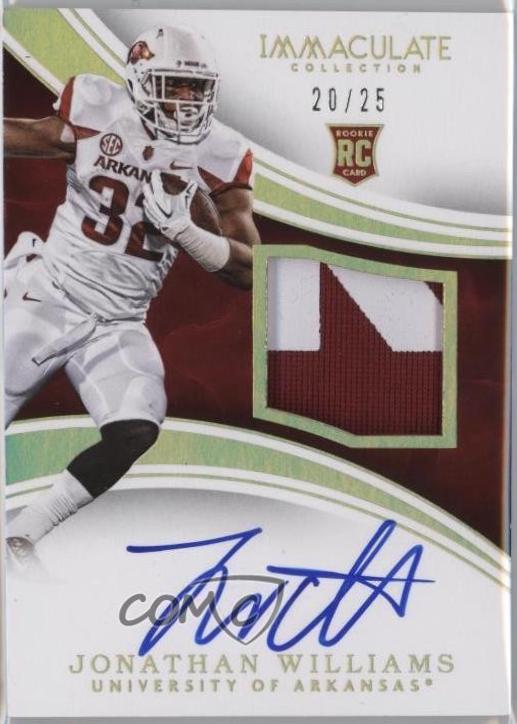 Jonathan Williams [Gold Rookie Patch Autograph] #133