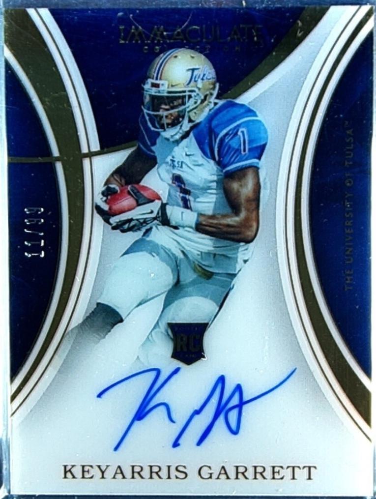 Keyarris Garrett [Rookie Patch Autograph] #134