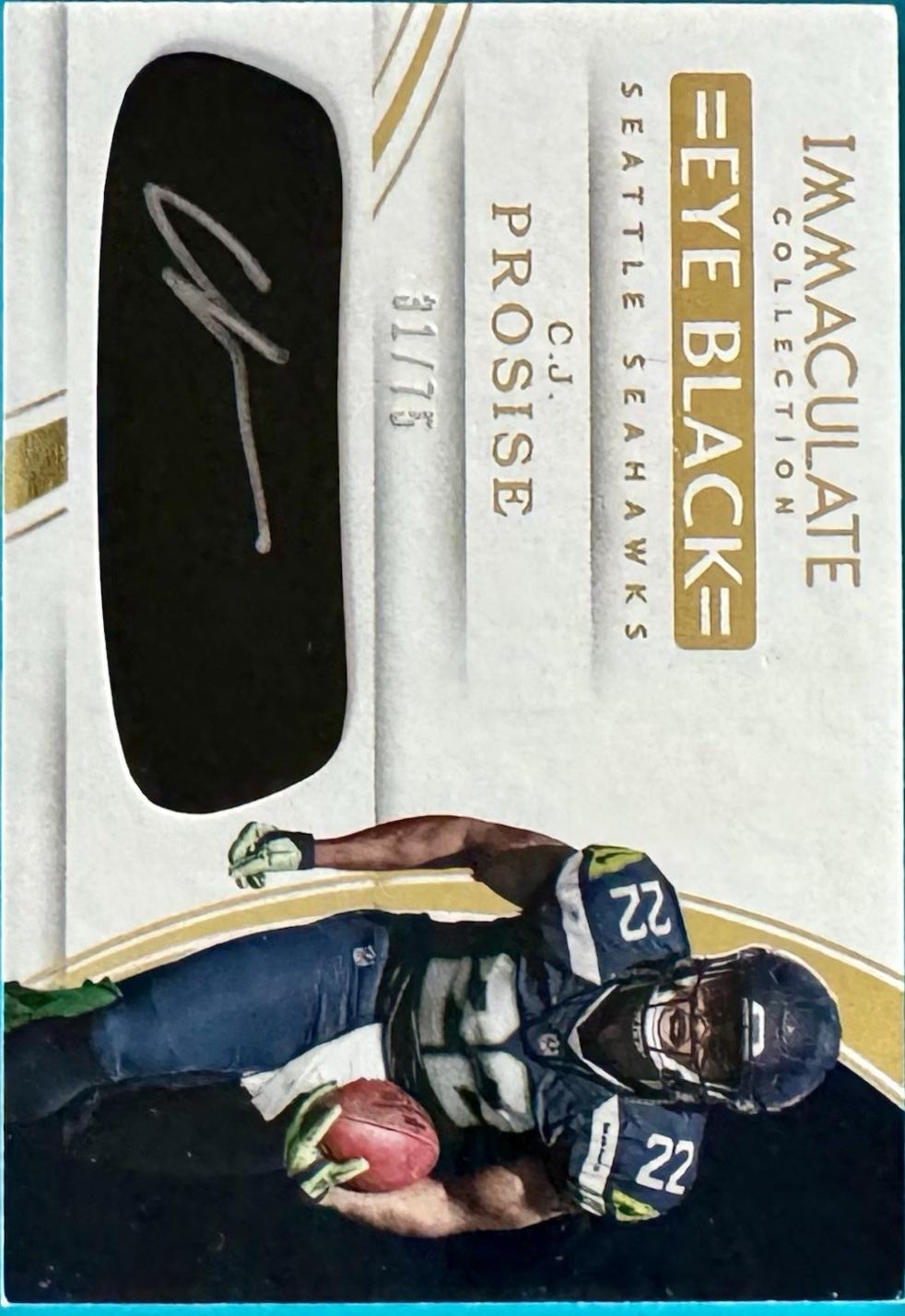 C.J. Prosise [Rookie Autograph] #CP