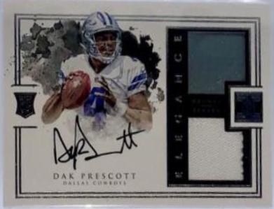 Dak Prescott [Helmet & Nameplate Autograph] #181