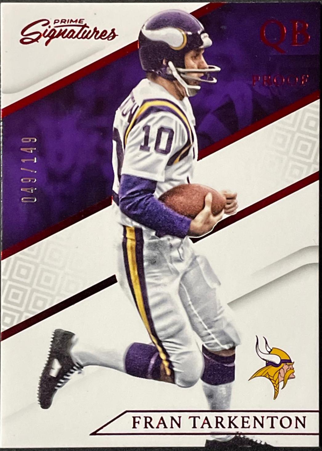 Fran Tarkenton [Red Proof] #16