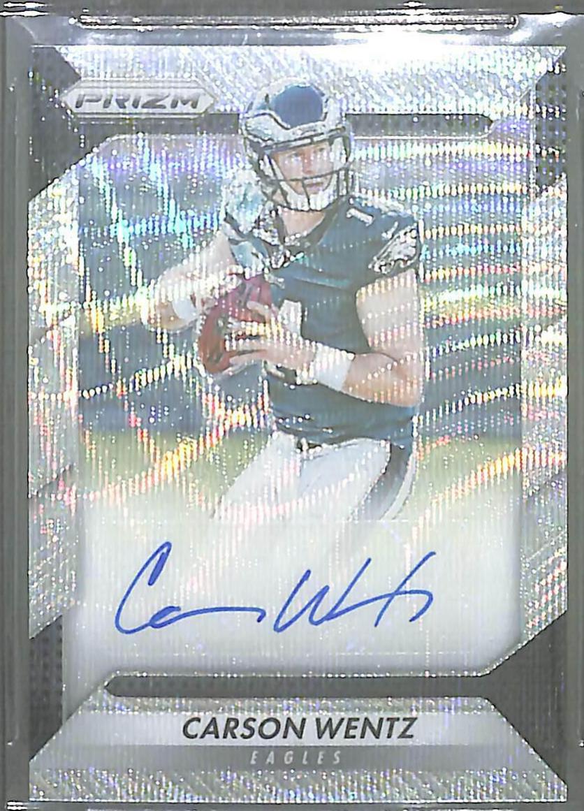 Carson Wentz [Blue Wave] #RA-CWZ