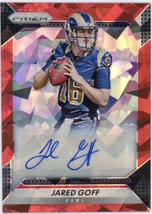 Jared Goff [Red Crystals] #RA-JGF