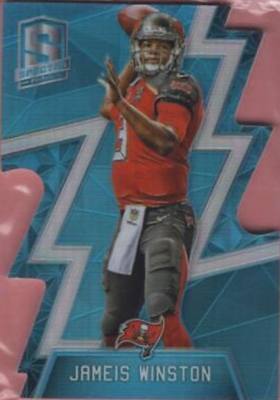Jameis Winston [Neon Blue Die Cut] #84