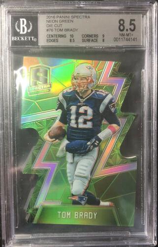 Tom Brady [Neon Green Die Cut] #76