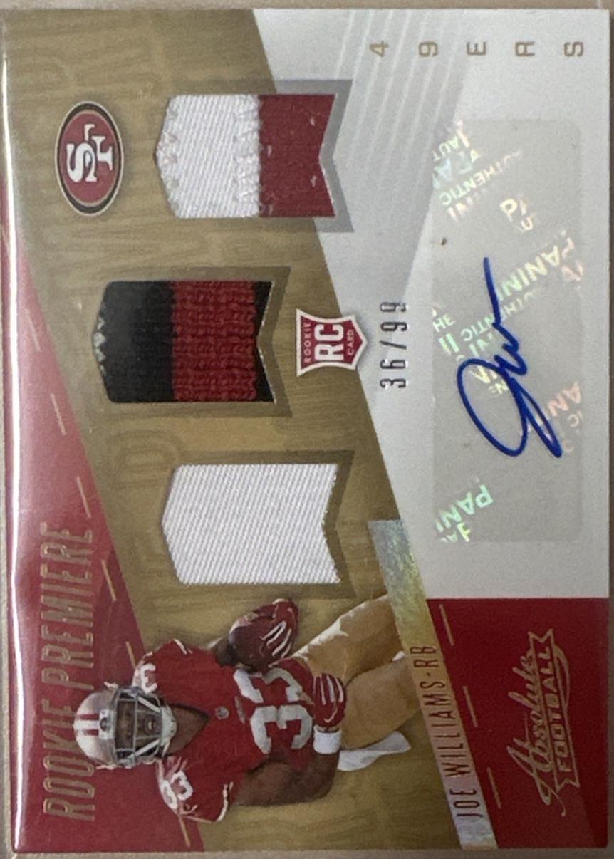 Joe Williams [Triple Material Autograph Spectrum] #212