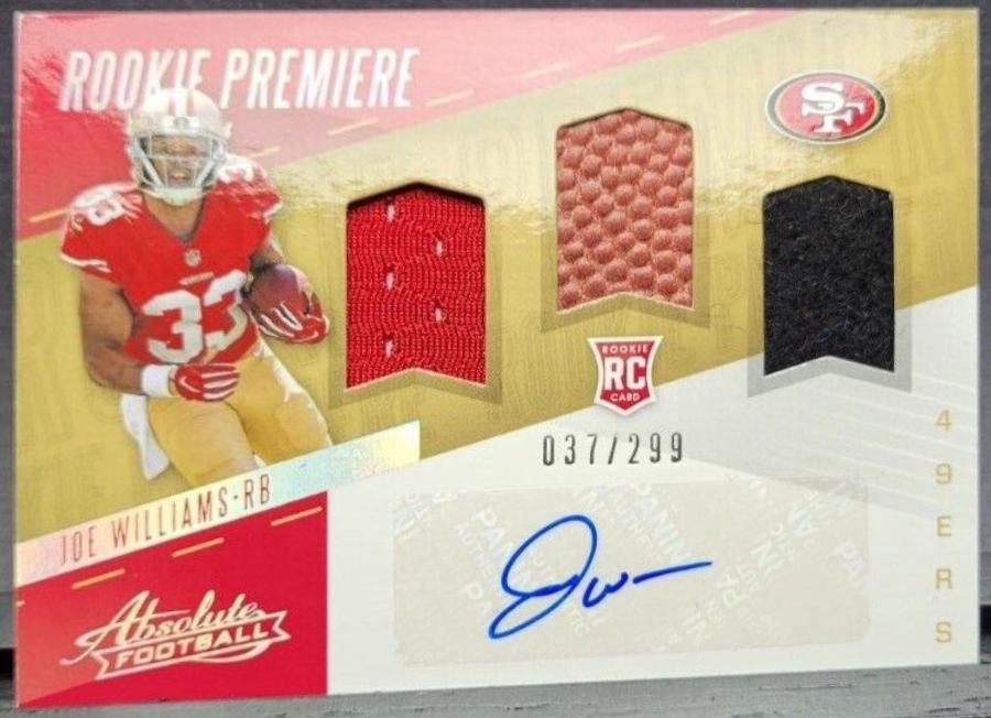 Joe Williams [Triple Material Autograph] #212
