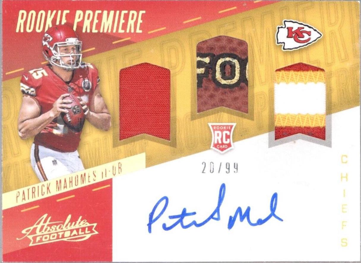 Patrick Mahomes II [Triple Material Autograph Spectrum] #229