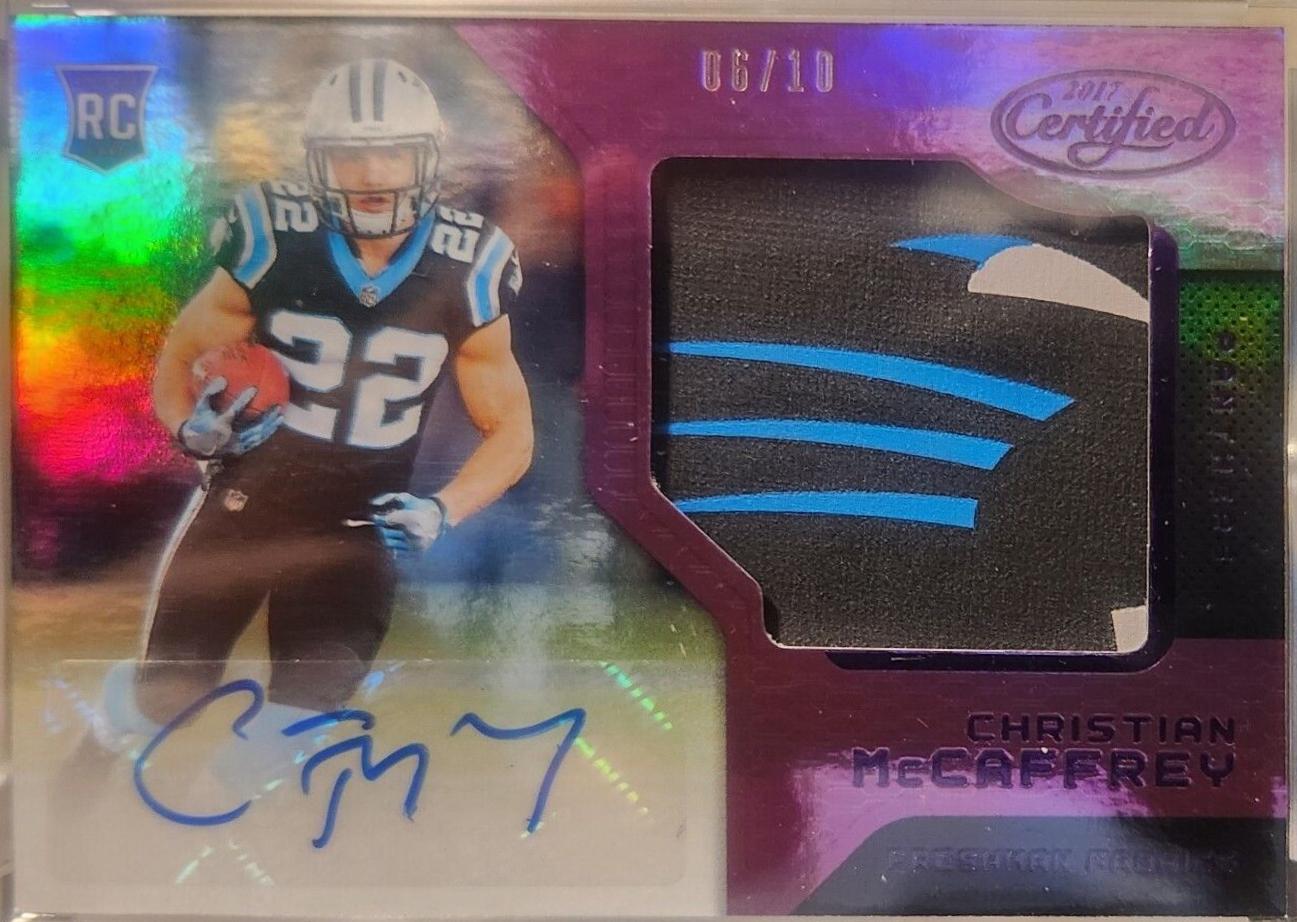 Christian McCaffrey [Autograph Jersey Mirror Purple] #205
