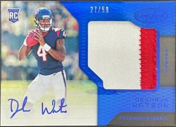Deshaun Watson [Autograph Jersey Mirror Blue] #208