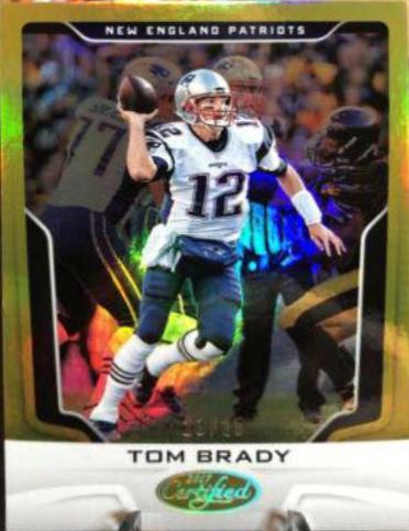 Tom Brady [Mirror Gold] #15
