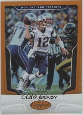Tom Brady [Mirror Orange] #15