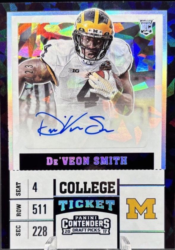 De'Veon Smith [Cracked Ice] #166