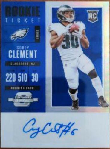 Corey Clement [Autograph Blue] #162