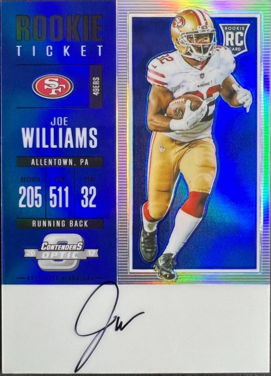 Joe Williams [Autograph Blue] #122
