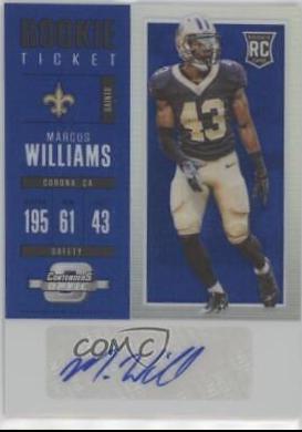 Marcus Williams [Autograph Blue] #199