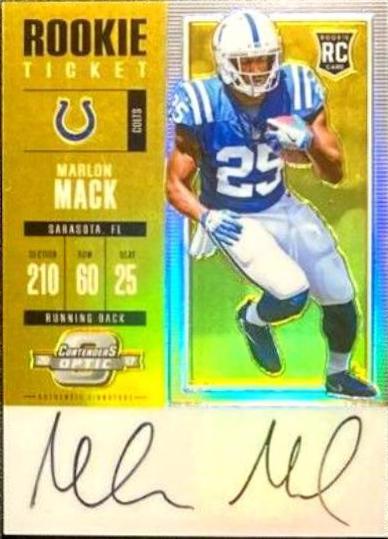 Marlon Mack [Autograph Gold] #114