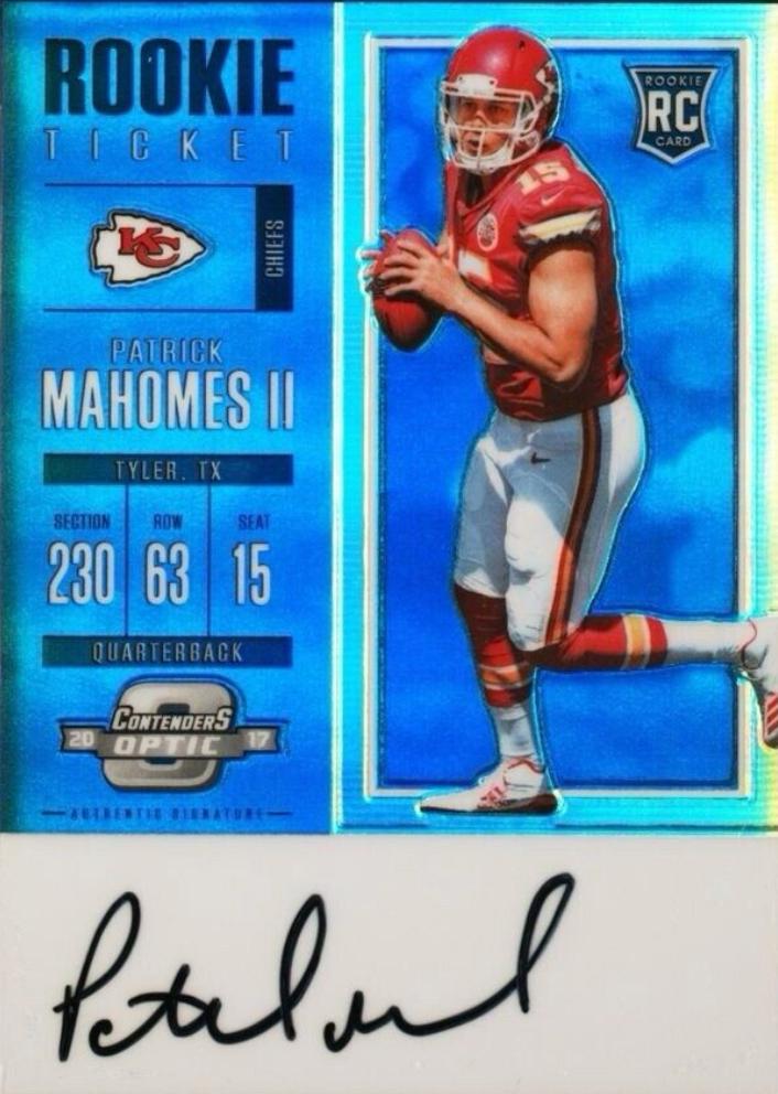 Patrick Mahomes II [Autograph Blue] #103