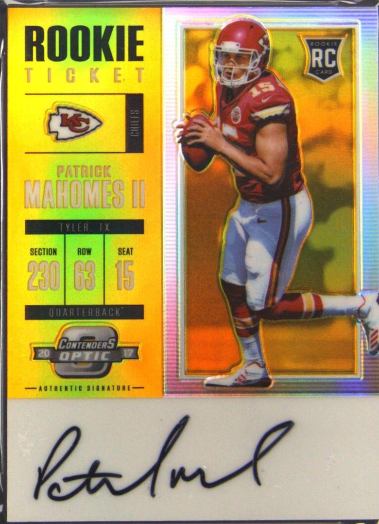 Patrick Mahomes II [Autograph Gold] #103