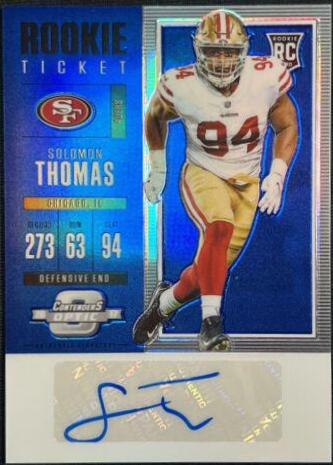 Solomon Thomas [Autograph Blue] #155