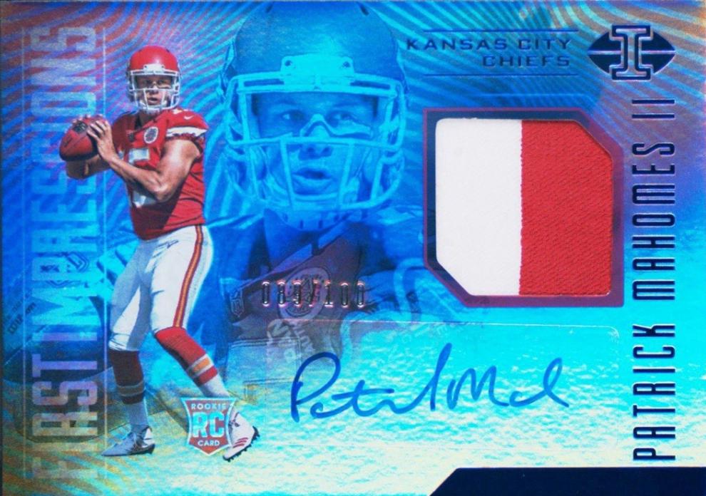 Patrick Mahomes II [Jersey Autograph Blue] #107