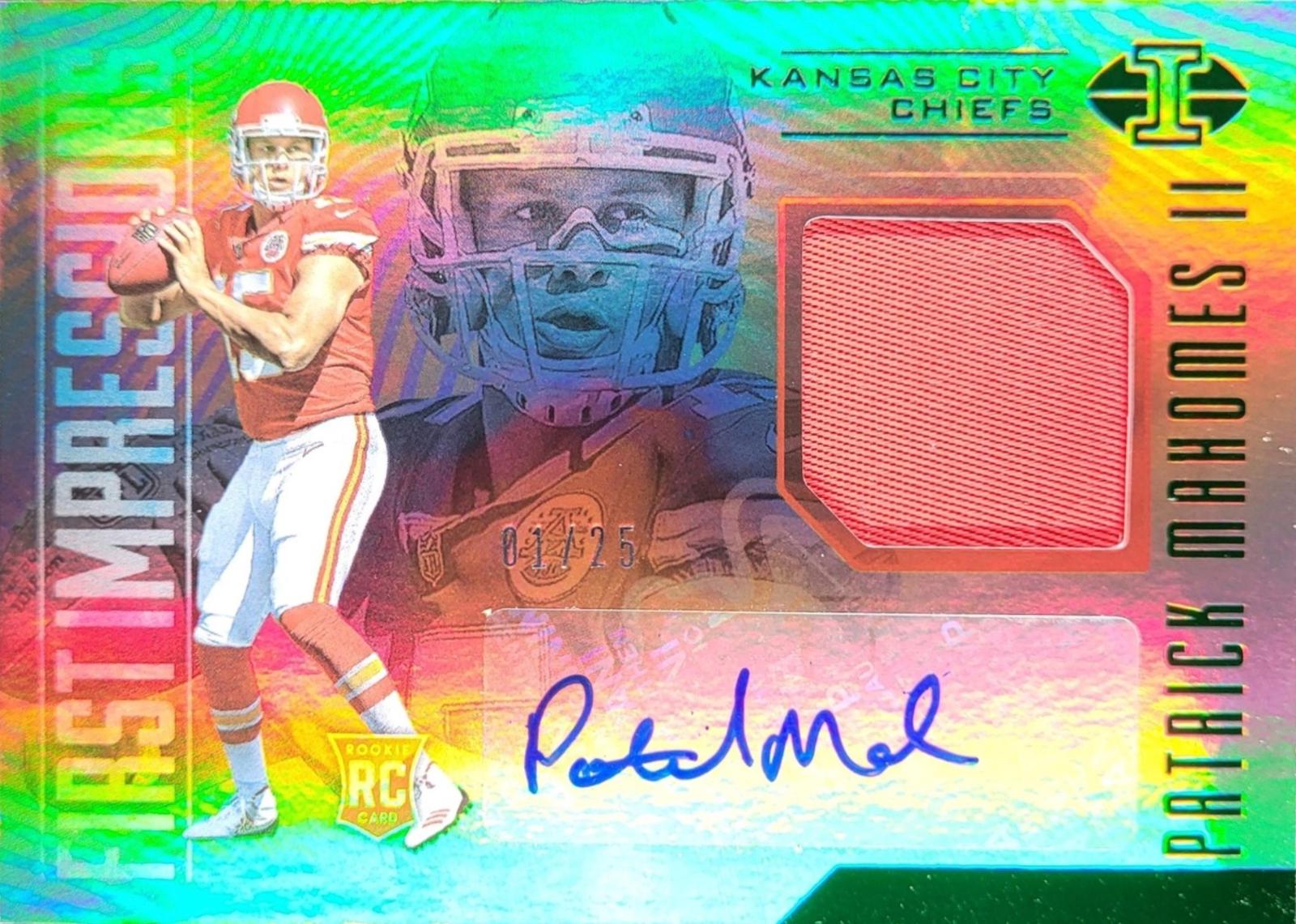 Patrick Mahomes II [Jersey Autograph Green] #107