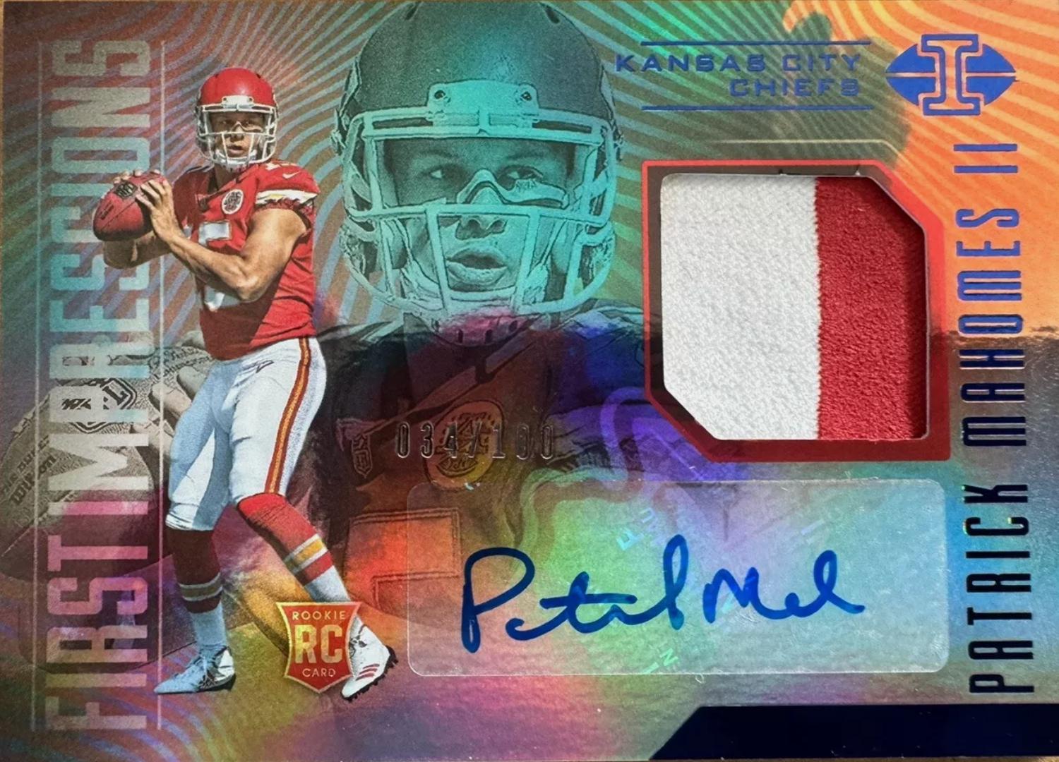 Patrick Mahomes II [Jersey Autograph] #107