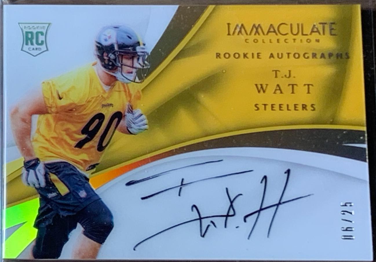 T.J. Watt [Autograph Gold] #165