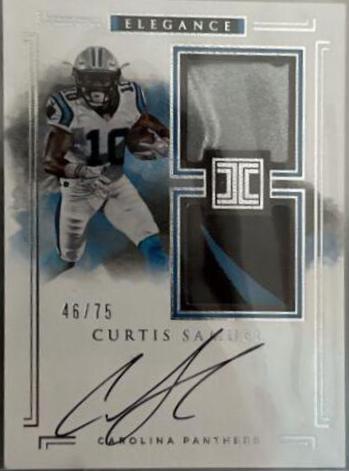 Curtis Samuel [Helmet, Nameplate Autograph] #112