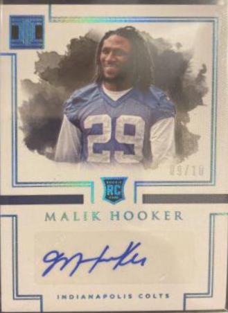 Malik Hooker [Autograph Platinum] #147
