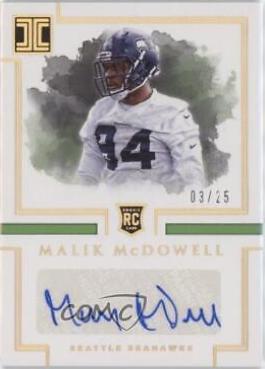 Malik McDowell [Autograph Gold] #157