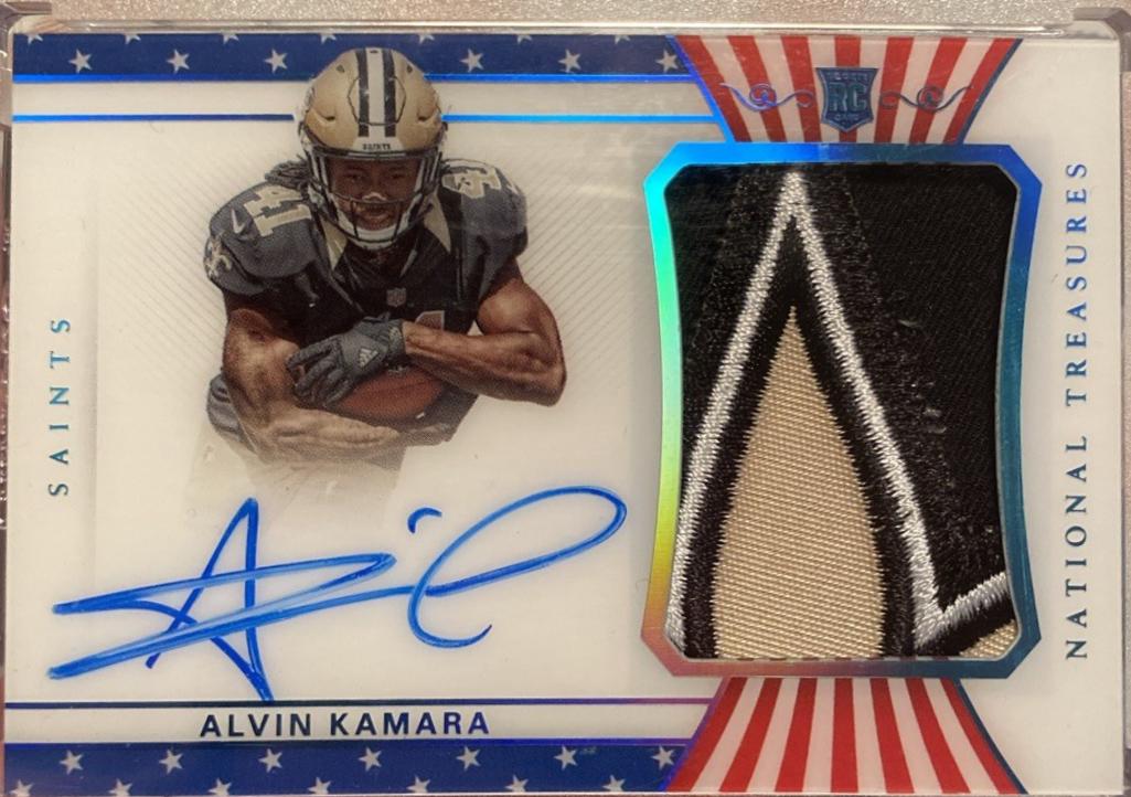 Alvin Kamara [Patch Autograph Stars and Stripes] #195