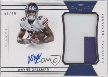 Wayne Gallman [Patch Autograph] #192