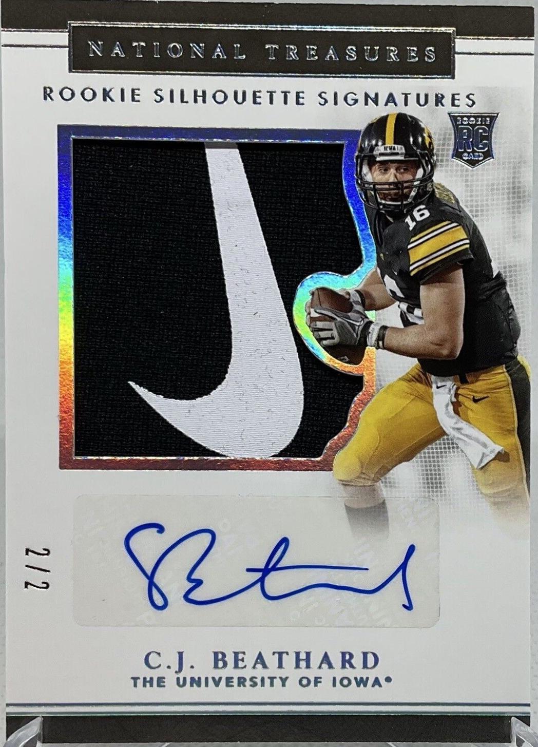 C.J. Beathard [Silhouettes Material Brand Logo Signature] #154