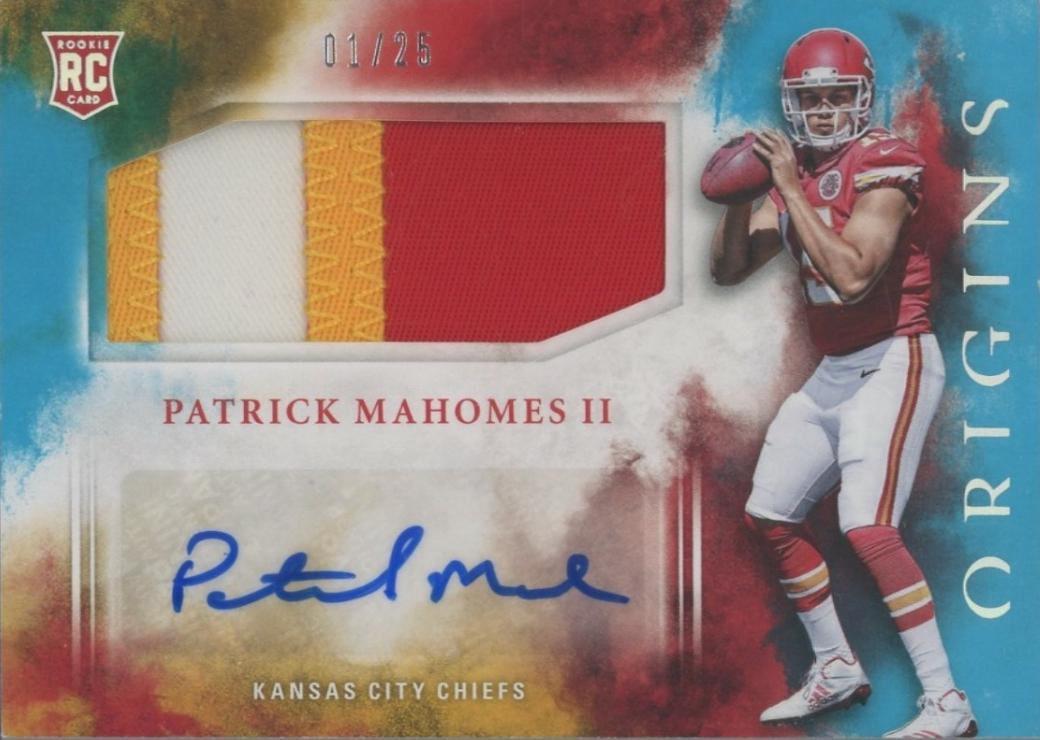 Patrick Mahomes II [Patch Autograph Turquoise] #104
