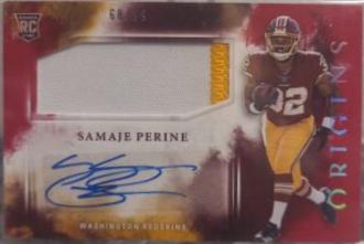 Samaje Perine [Patch Autograph Red] #114