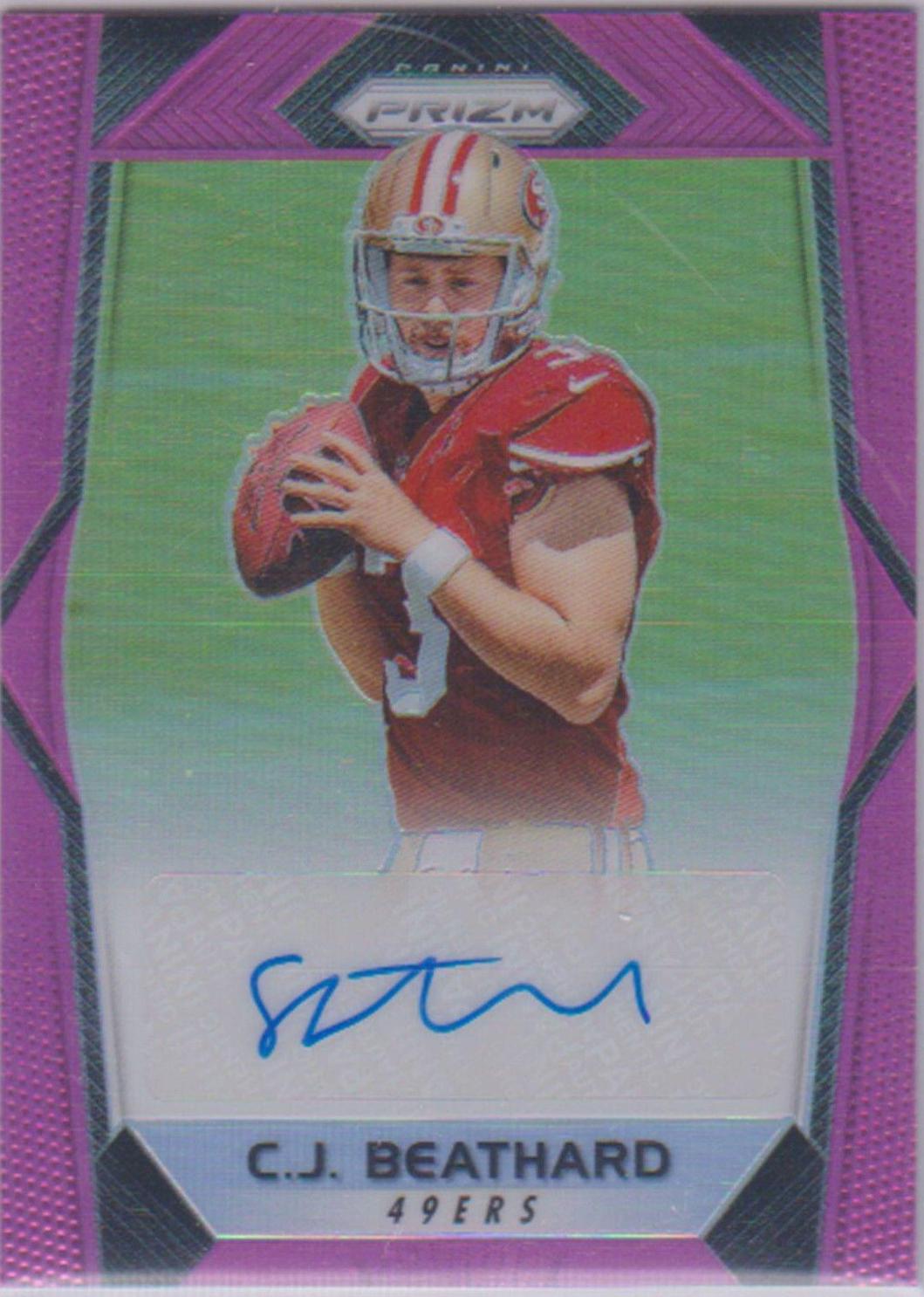 C.J. Beathard [Pink Prizm] #RA-CJ