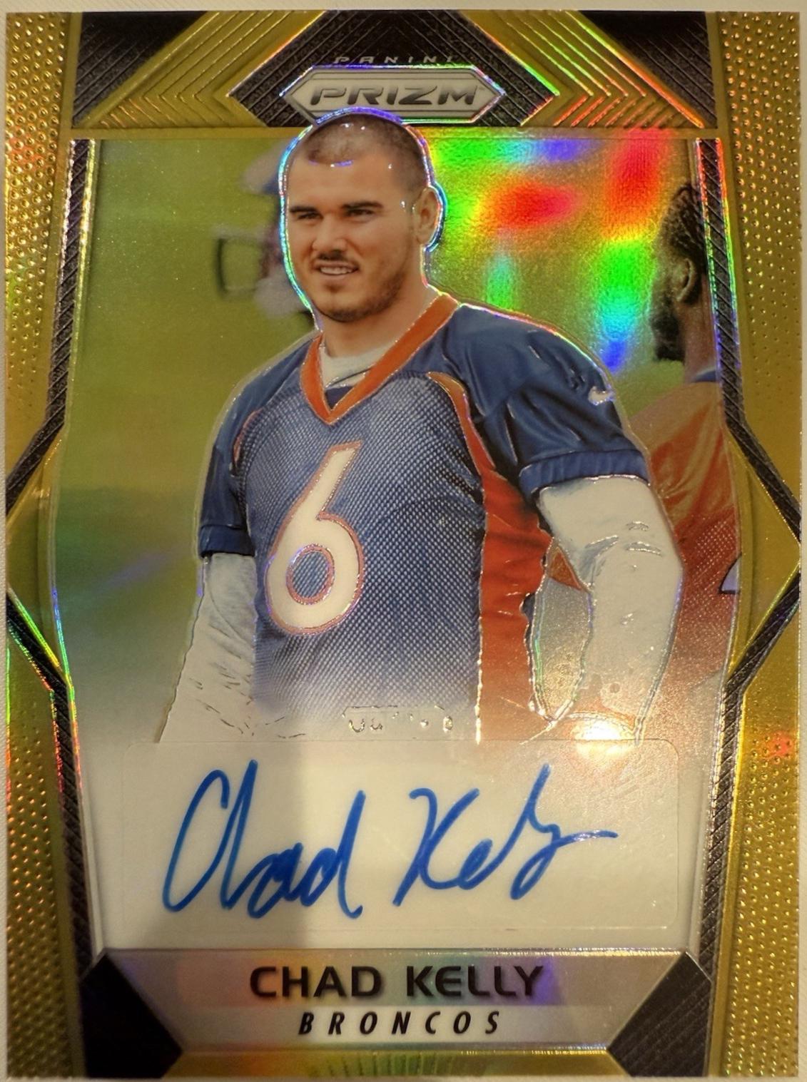 Chad Kelly [Gold Prizm] #RA-CK