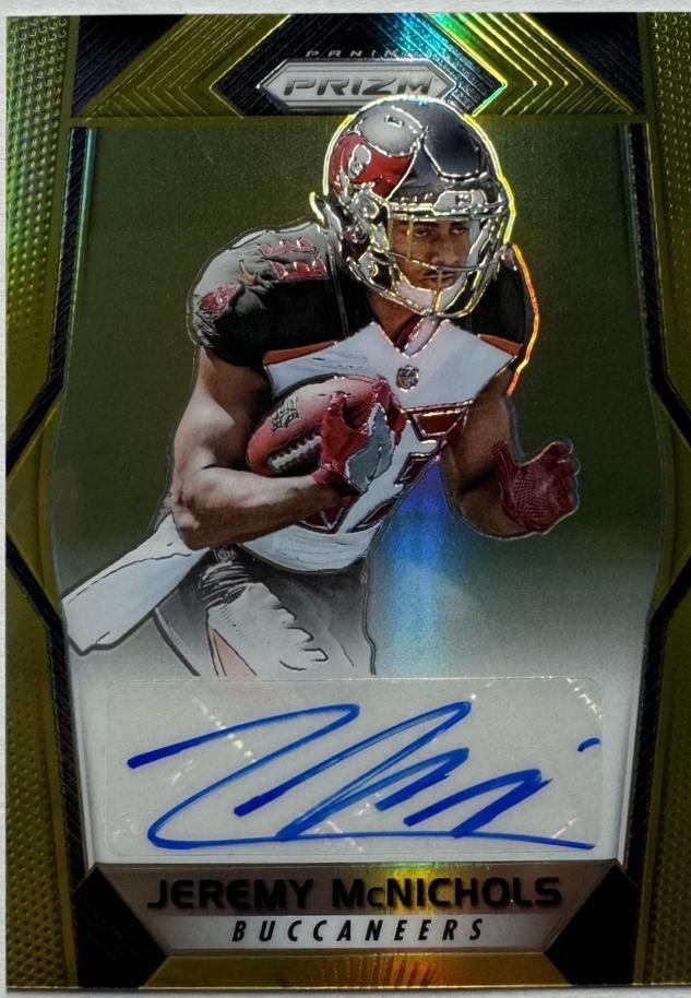 Jeremy McNichols [Gold Prizm] #RA-JMN