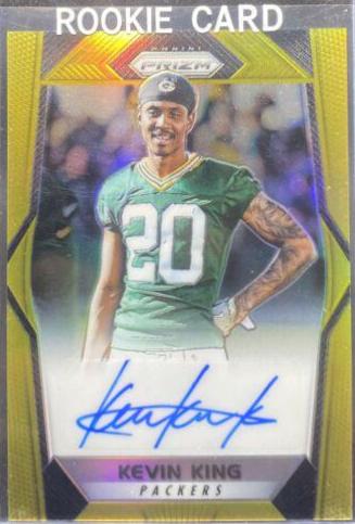Kevin King [Gold Prizm] #RA-KK