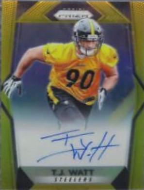 T.J. Watt [Gold Prizm] #RA-TJ