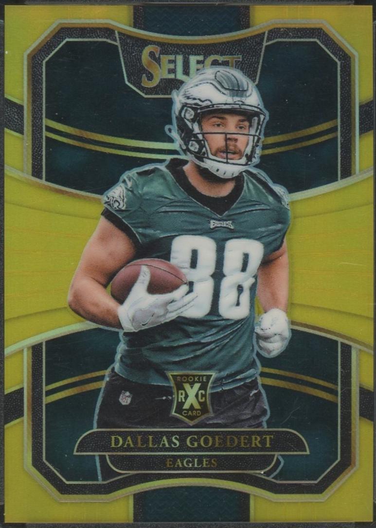 Dallas Goedert [Gold Prizm] #318