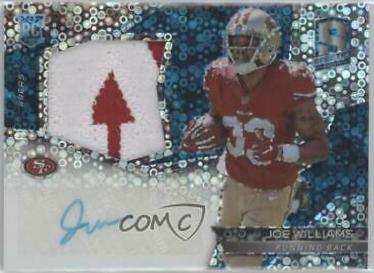 Joe Williams [Rookie Autograph Patch Neon Blue] #231