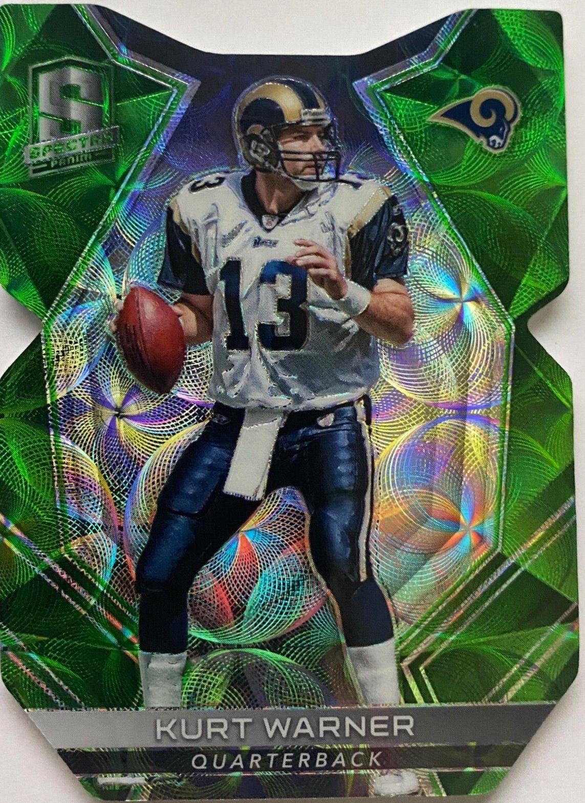 Kurt Warner [Neon Green Die Cut] #24