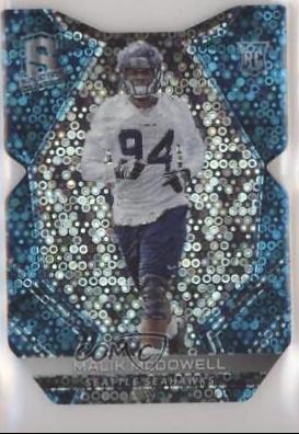 Malik McDowell [Neon Blue Die Cut] #143
