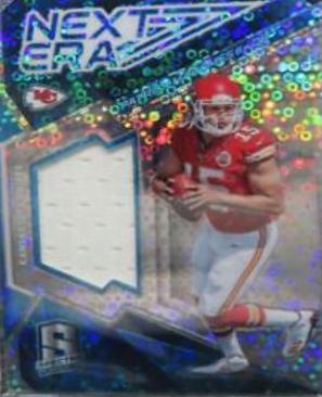 Patrick Mahomes II [Rookie Autograph Patch Neon Blue] #204