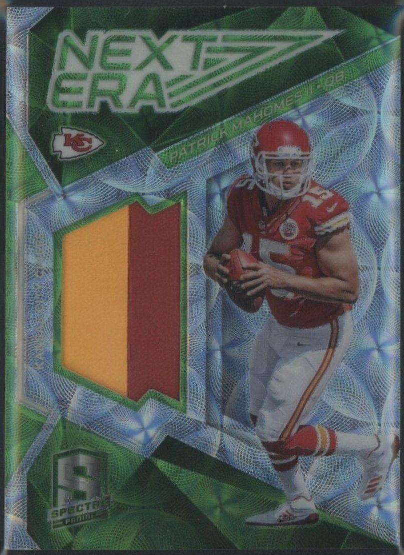 Patrick Mahomes II [Rookie Autograph Patch Neon Green] #204