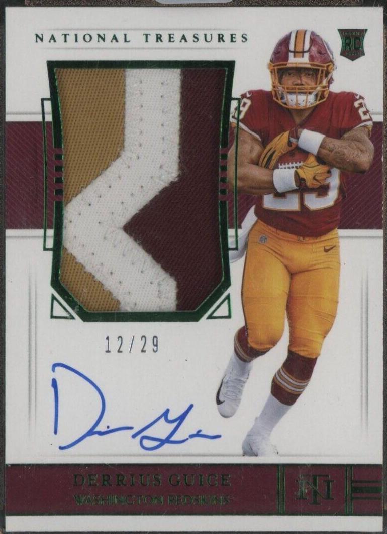 Derrius Guice [Green Jersey Number] #175