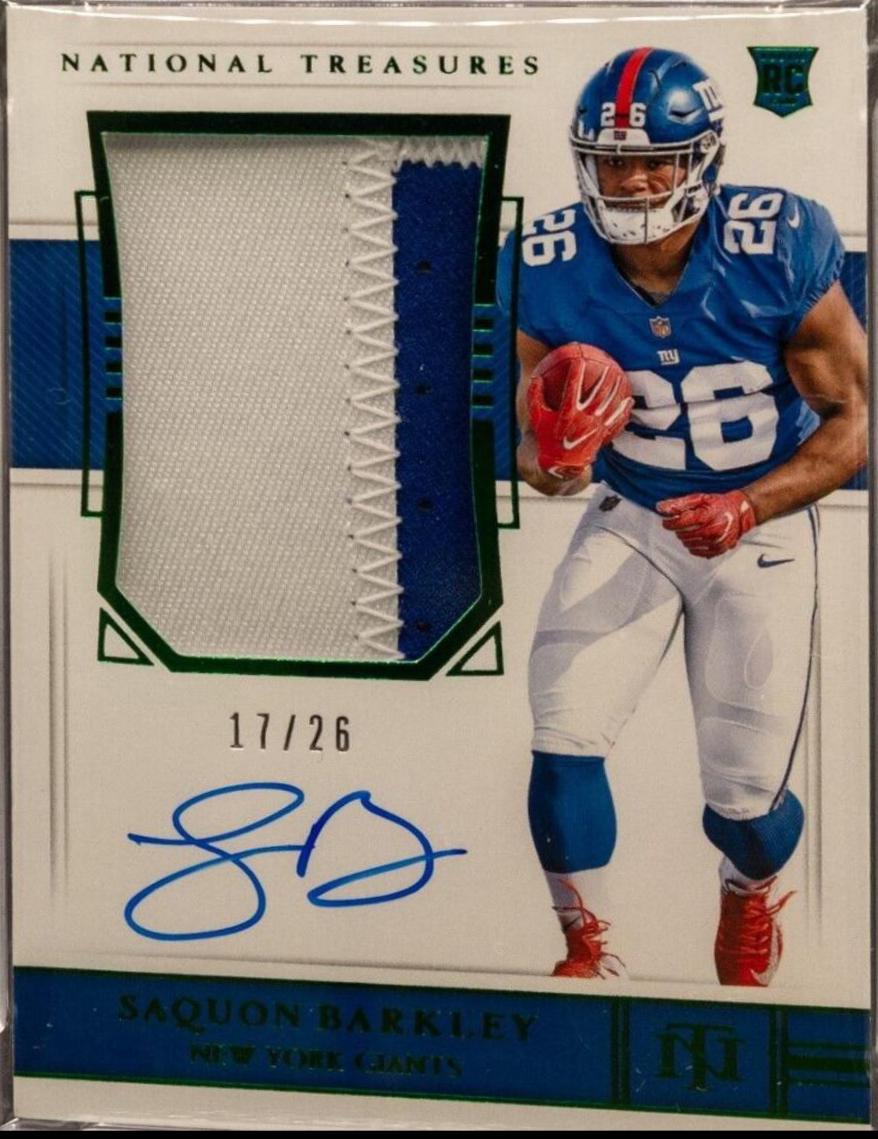 Saquon Barkley [Green Jersey Number] #169