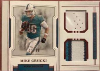 Mike Gesicki [Red Jersey Number]